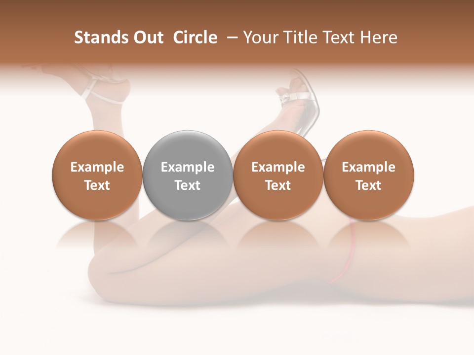 Curvy Attractive Girl PowerPoint Template