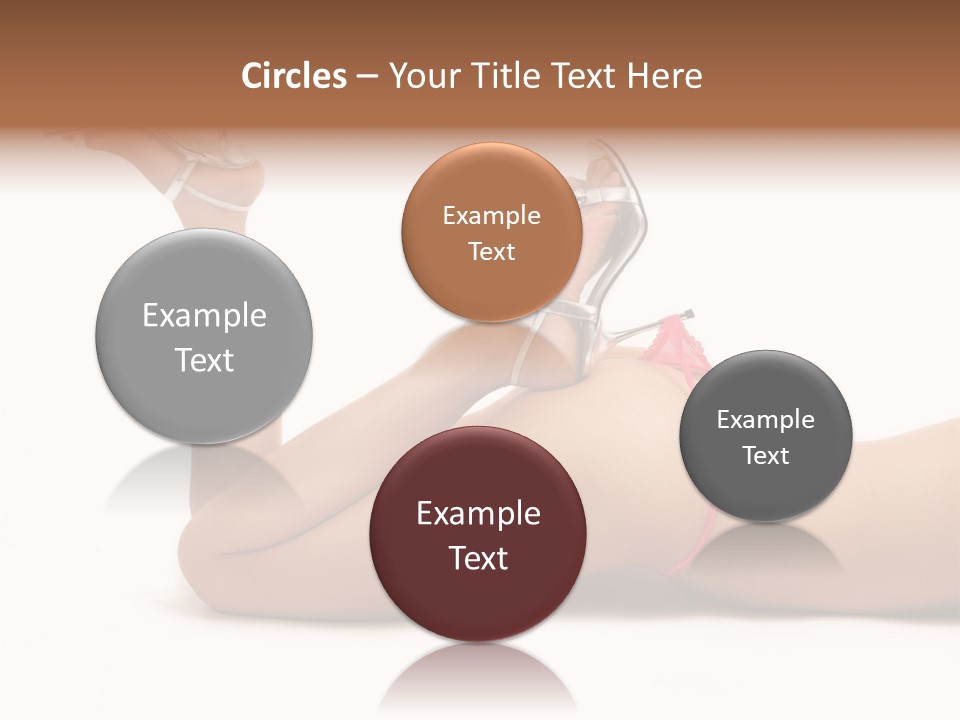 Curvy Attractive Girl PowerPoint Template