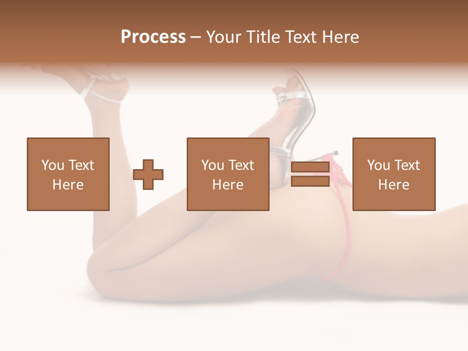 Curvy Attractive Girl PowerPoint Template