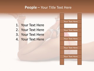 Curvy Attractive Girl PowerPoint Template