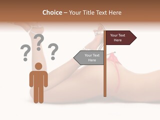 Curvy Attractive Girl PowerPoint Template