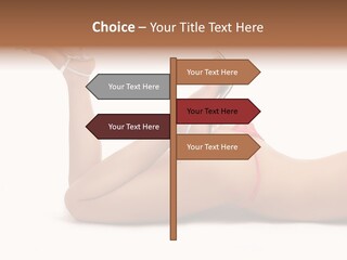 Curvy Attractive Girl PowerPoint Template