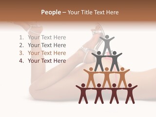 Curvy Attractive Girl PowerPoint Template