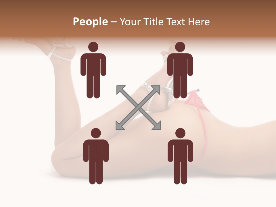 Curvy Attractive Girl PowerPoint Template