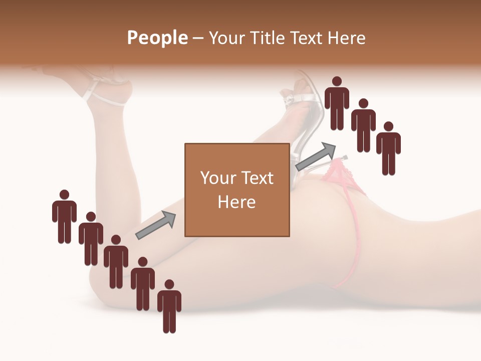 Curvy Attractive Girl PowerPoint Template