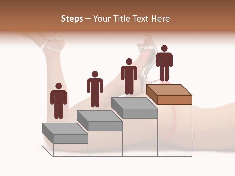 Curvy Attractive Girl PowerPoint Template