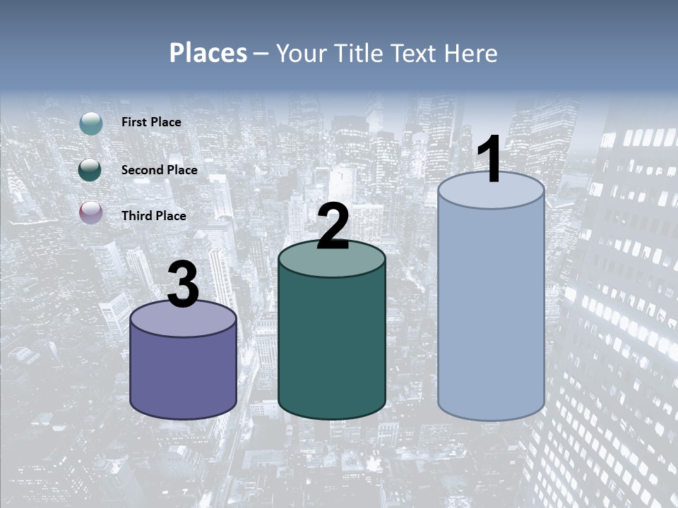 Skyscraper Exterior Light PowerPoint Template