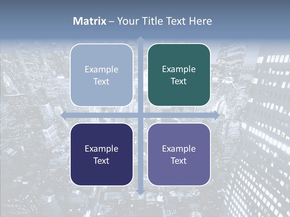 Skyscraper Exterior Light PowerPoint Template