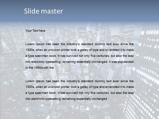 Skyscraper Exterior Light PowerPoint Template