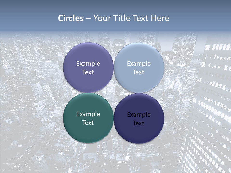 Skyscraper Exterior Light PowerPoint Template