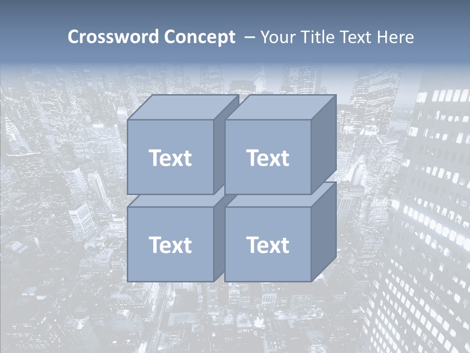 Skyscraper Exterior Light PowerPoint Template