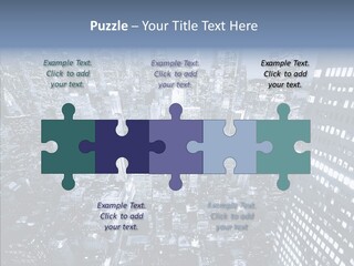 Skyscraper Exterior Light PowerPoint Template