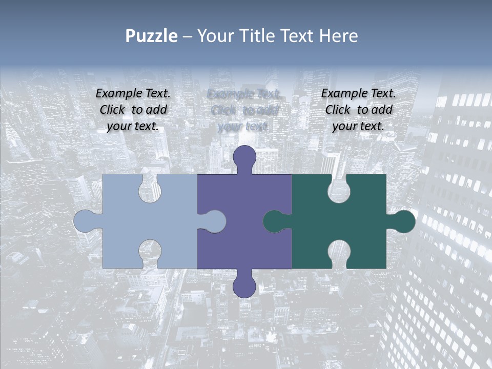 Skyscraper Exterior Light PowerPoint Template