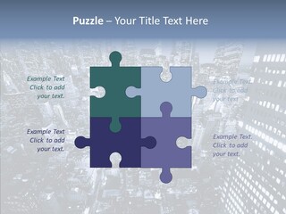 Skyscraper Exterior Light PowerPoint Template