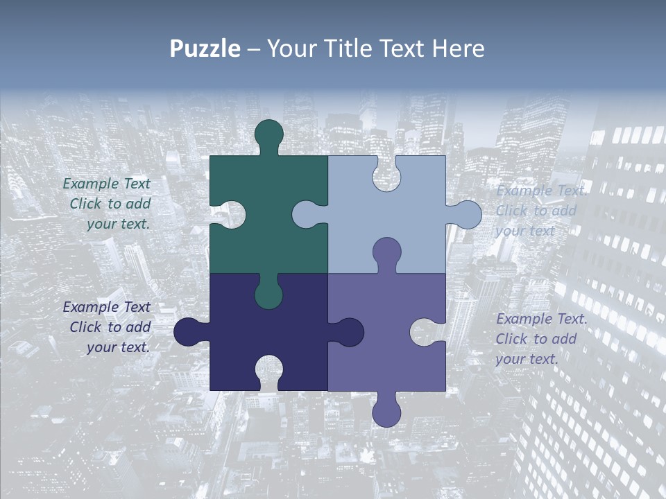 Skyscraper Exterior Light PowerPoint Template