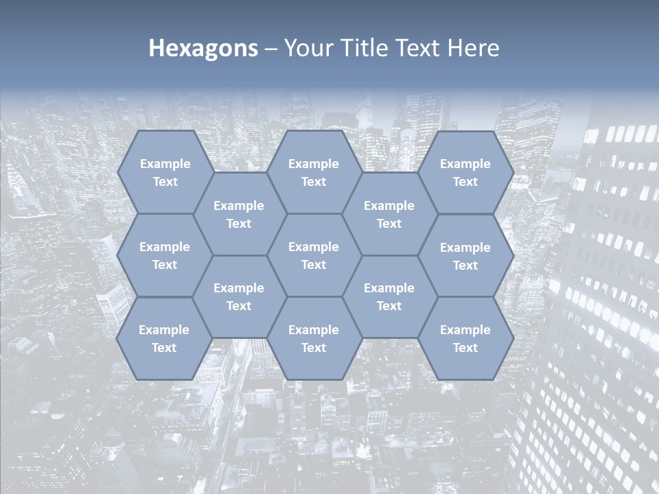 Skyscraper Exterior Light PowerPoint Template