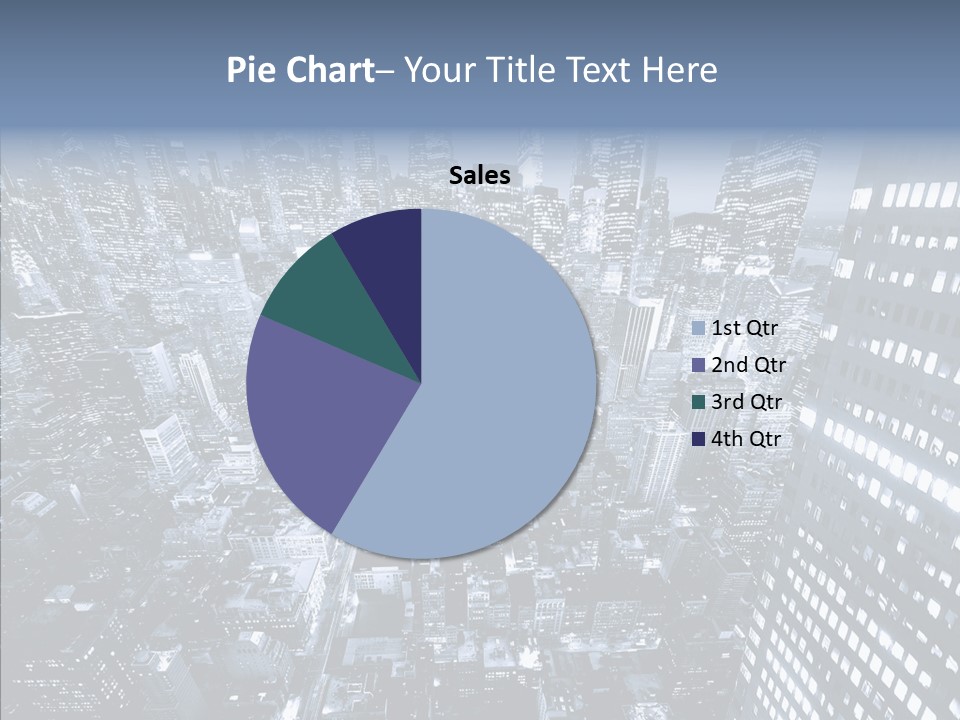 Skyscraper Exterior Light PowerPoint Template