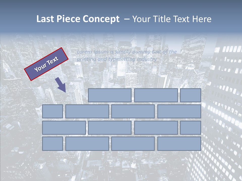 Skyscraper Exterior Light PowerPoint Template