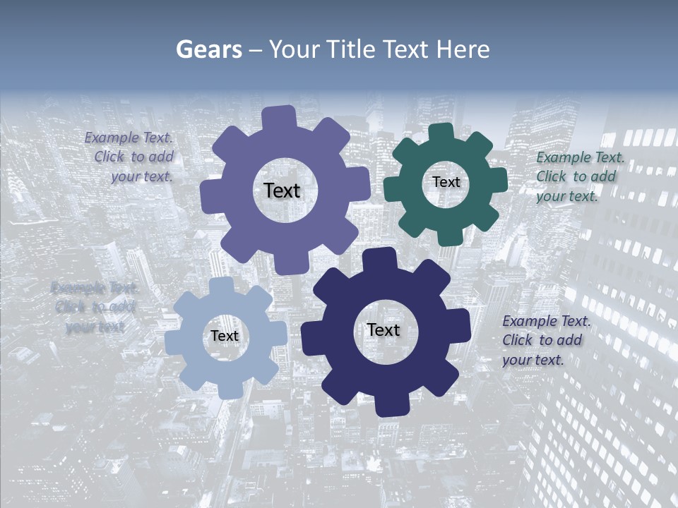 Skyscraper Exterior Light PowerPoint Template