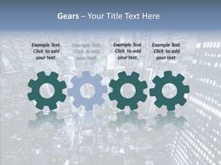 Skyscraper Exterior Light PowerPoint Template