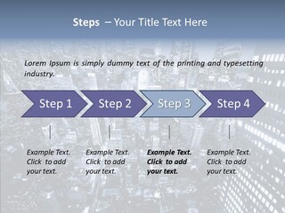 Skyscraper Exterior Light PowerPoint Template