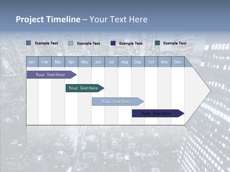 Skyscraper Exterior Light PowerPoint Template