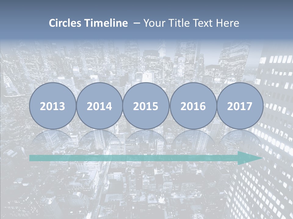 Skyscraper Exterior Light PowerPoint Template