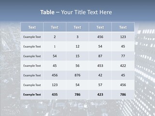 Skyscraper Exterior Light PowerPoint Template