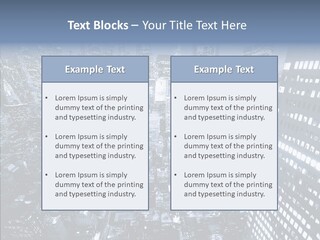 Skyscraper Exterior Light PowerPoint Template