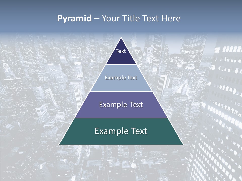 Skyscraper Exterior Light PowerPoint Template