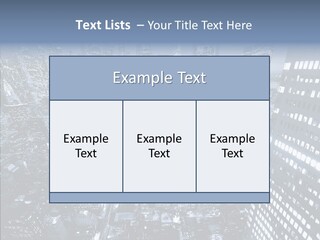 Skyscraper Exterior Light PowerPoint Template