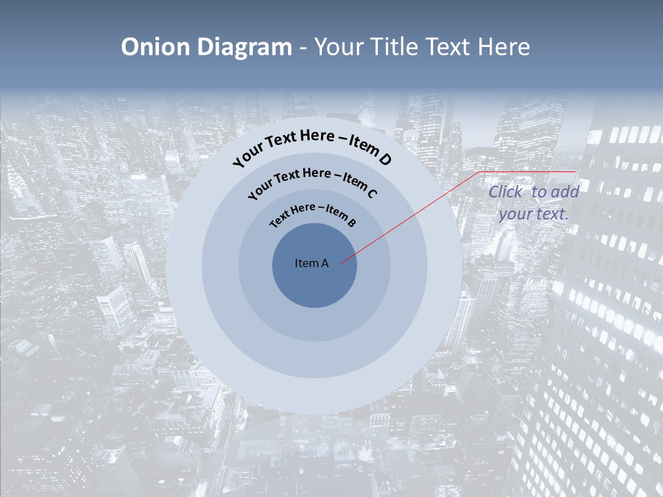 Skyscraper Exterior Light PowerPoint Template