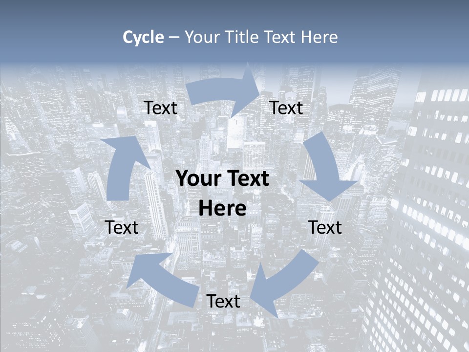 Skyscraper Exterior Light PowerPoint Template