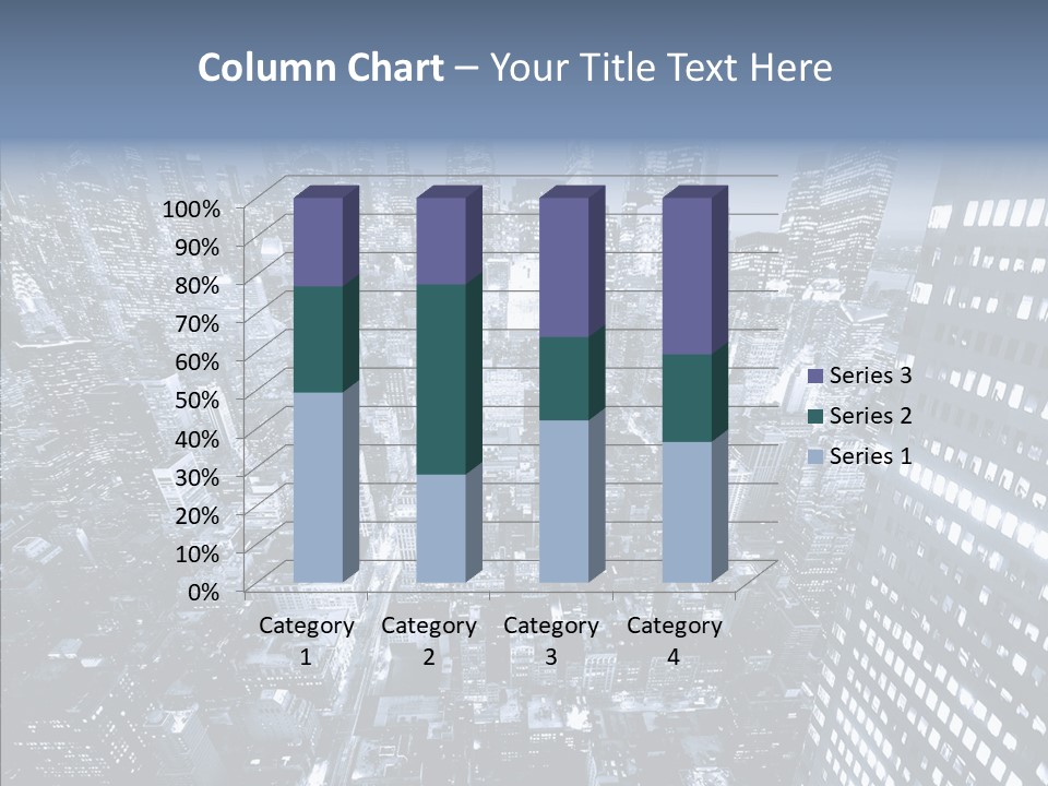 Skyscraper Exterior Light PowerPoint Template