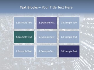 Skyscraper Exterior Light PowerPoint Template