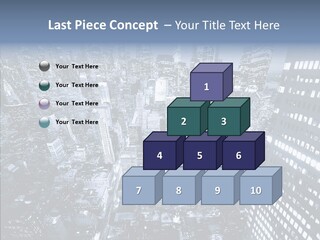 Skyscraper Exterior Light PowerPoint Template