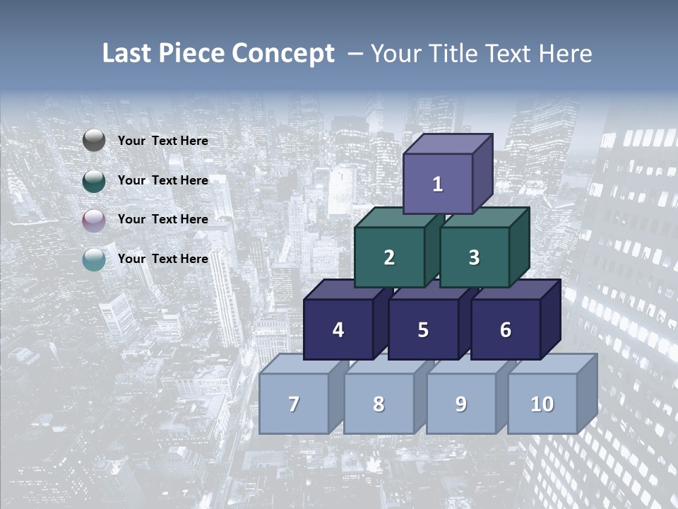 Skyscraper Exterior Light PowerPoint Template
