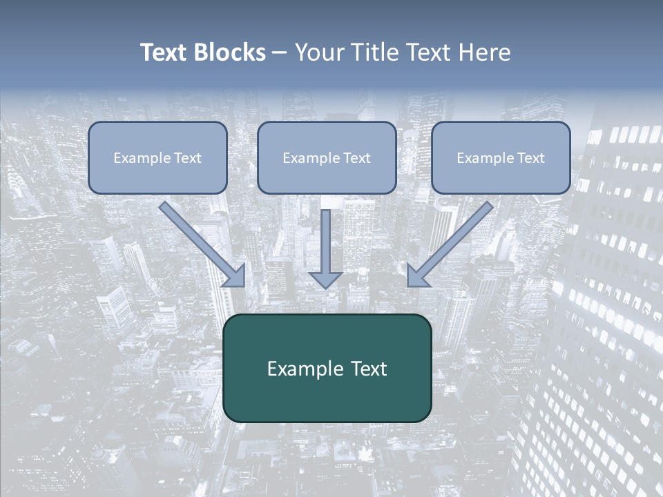Skyscraper Exterior Light PowerPoint Template