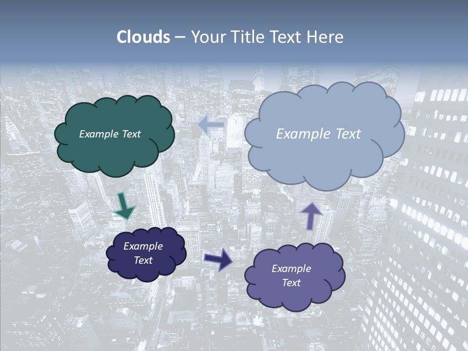 Skyscraper Exterior Light PowerPoint Template