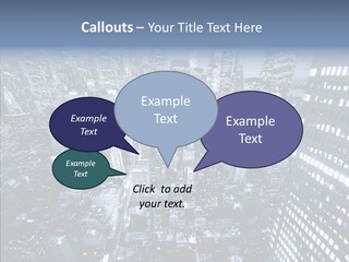 Skyscraper Exterior Light PowerPoint Template