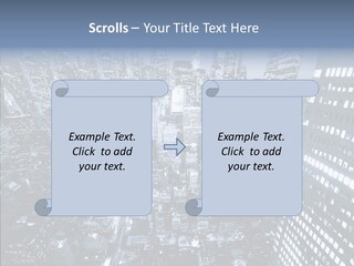 Skyscraper Exterior Light PowerPoint Template