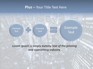 Skyscraper Exterior Light PowerPoint Template