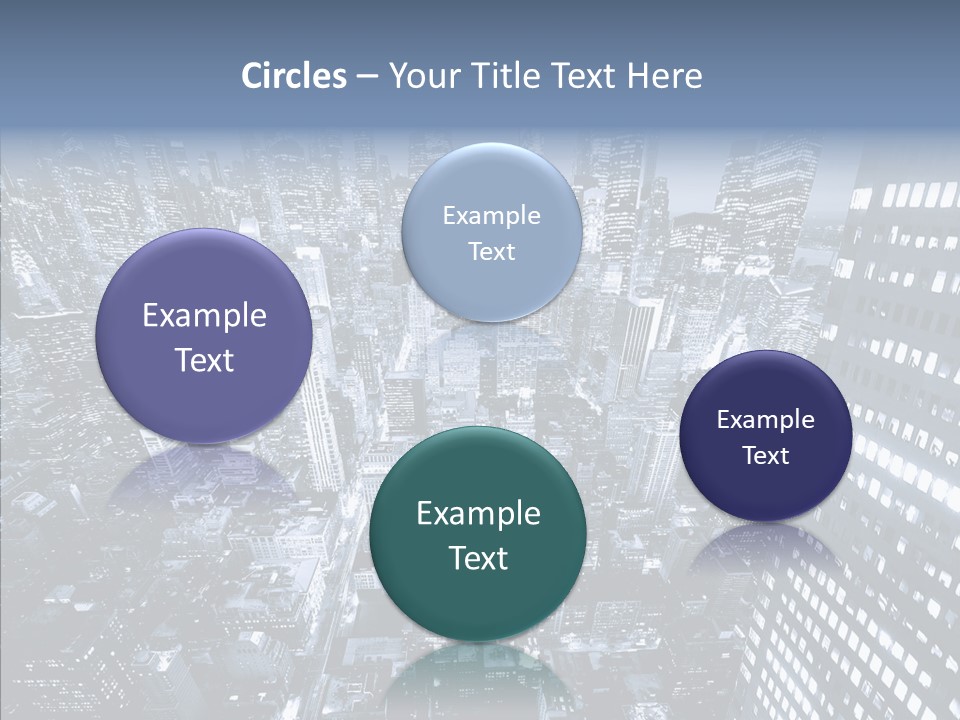 Skyscraper Exterior Light PowerPoint Template