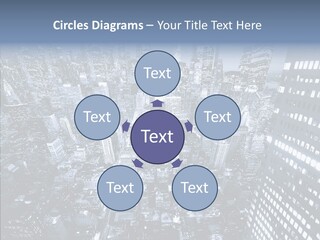 Skyscraper Exterior Light PowerPoint Template
