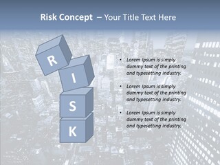 Skyscraper Exterior Light PowerPoint Template