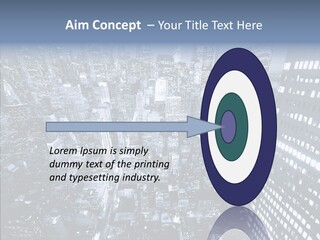 Skyscraper Exterior Light PowerPoint Template