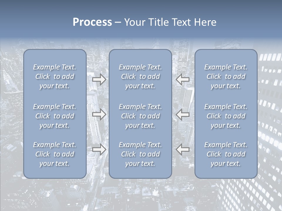 Skyscraper Exterior Light PowerPoint Template