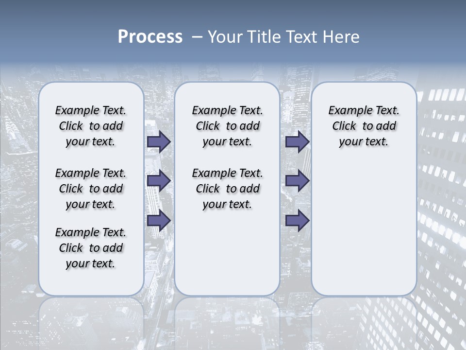 Skyscraper Exterior Light PowerPoint Template