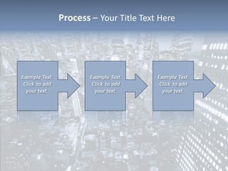 Skyscraper Exterior Light PowerPoint Template