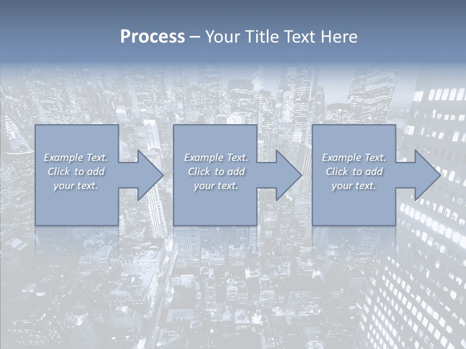 Skyscraper Exterior Light PowerPoint Template